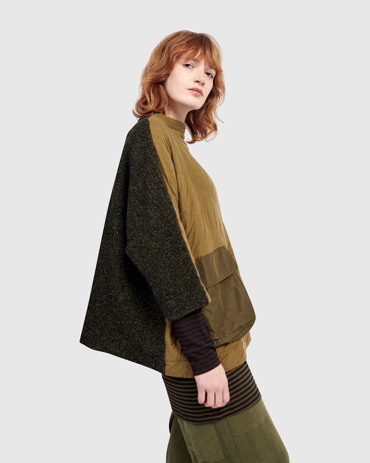 סווטשירט אורבן מיקס חאקי