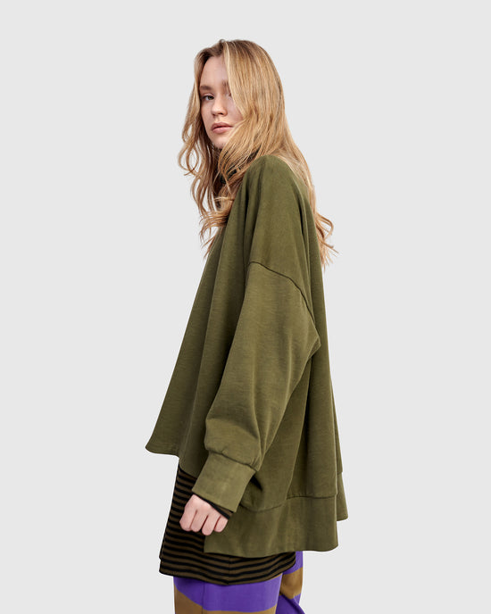 סווטשירט אורבן חאקי זית