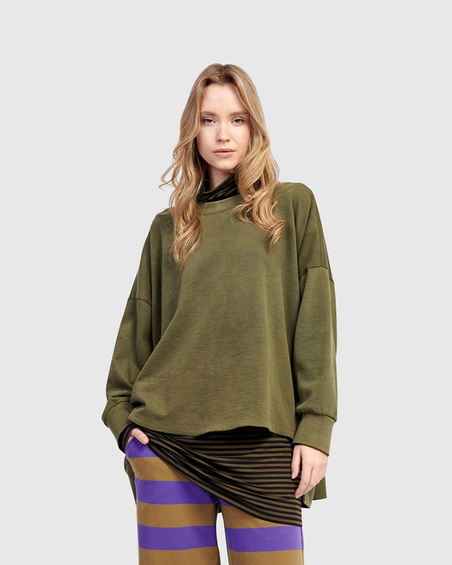 סווטשירט אורבן חאקי זית