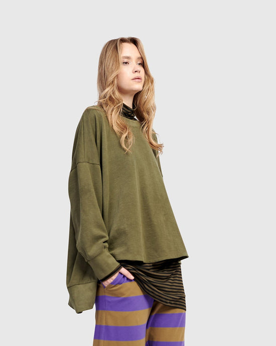 סווטשירט אורבן חאקי זית