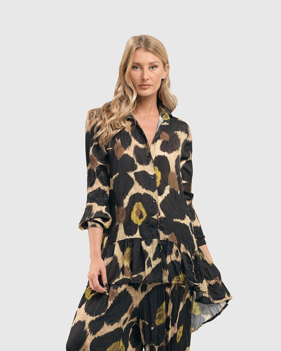 חולצה גברית מנומרת