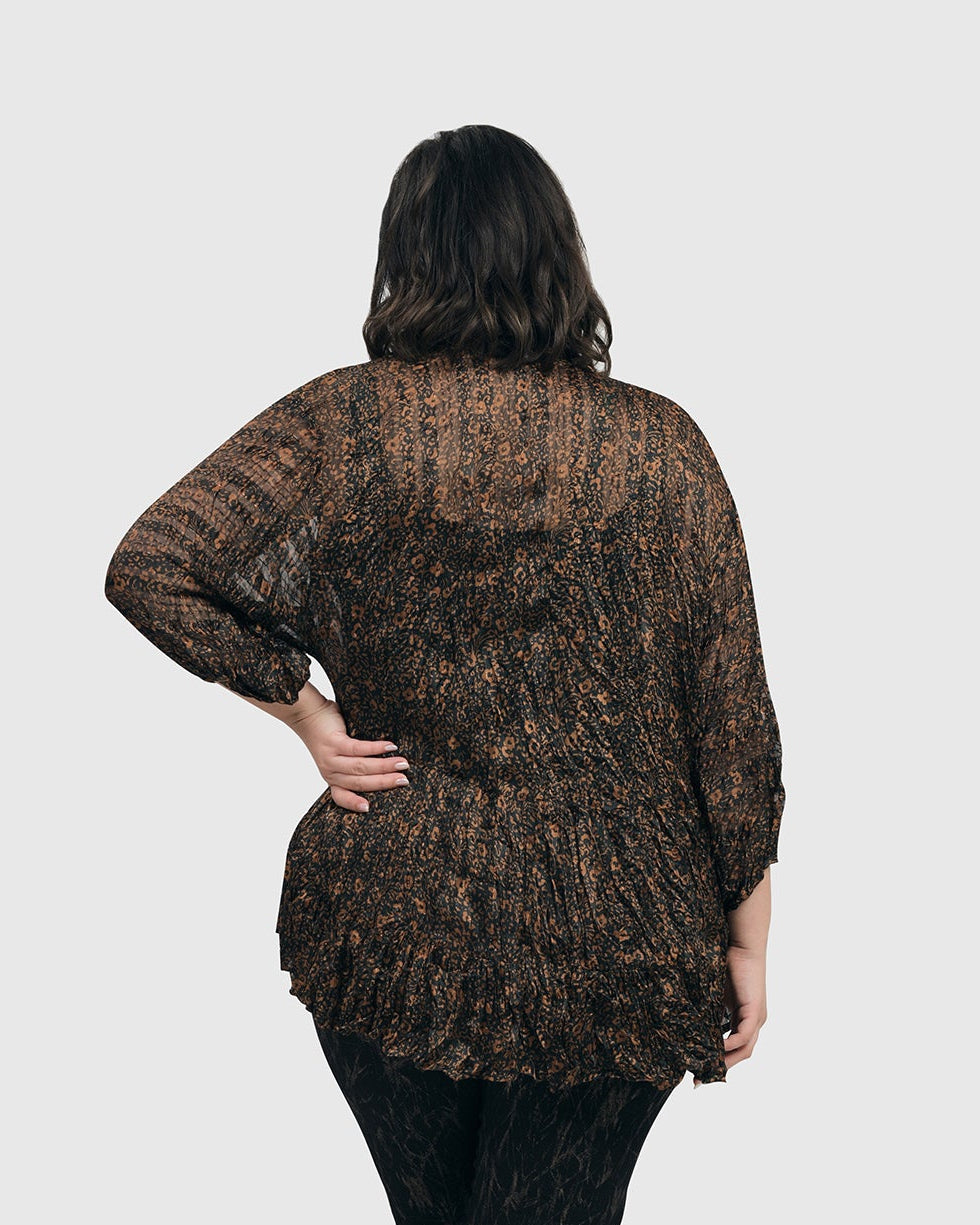 חולצה מיהל'ה חומה