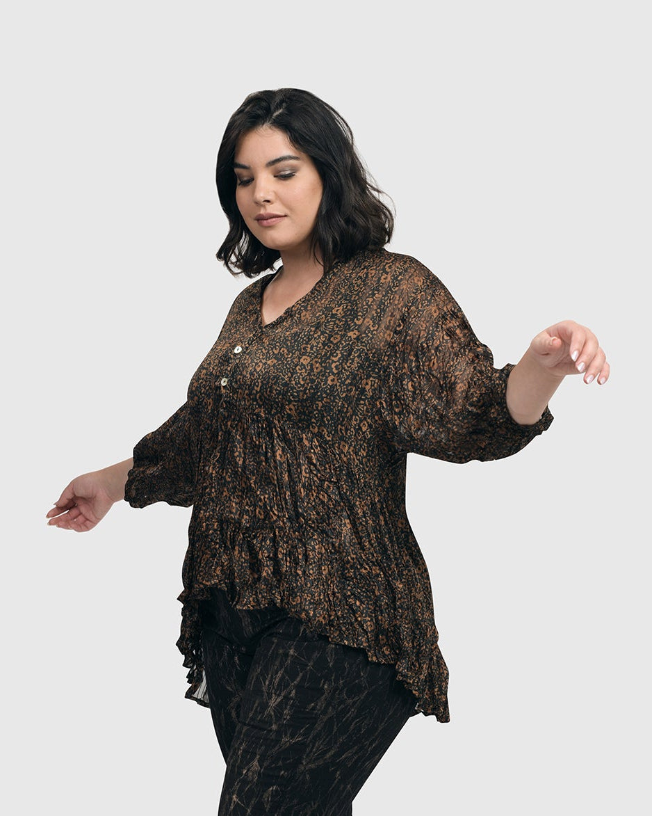 חולצה מיהל'ה חומה