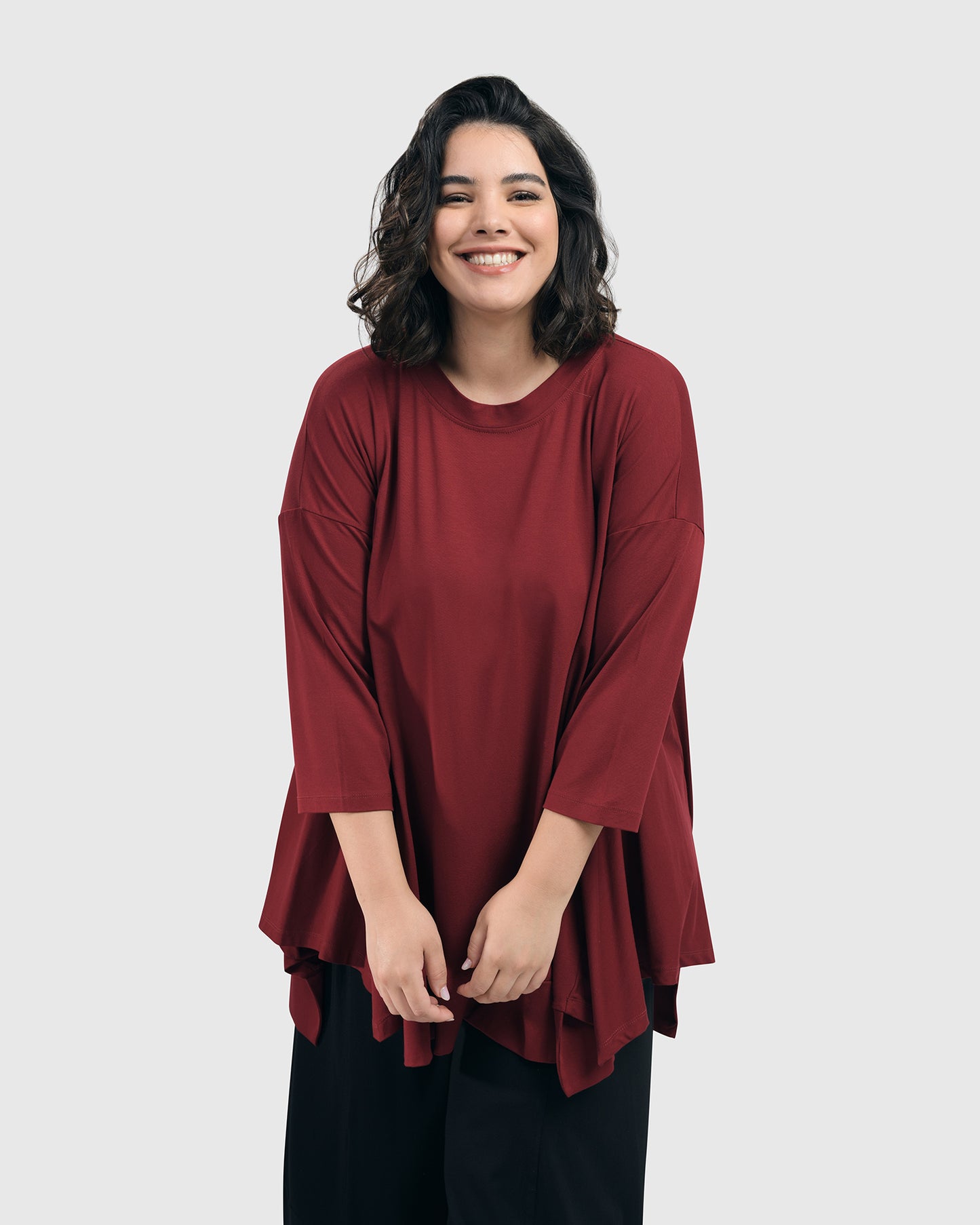 חולצה פורצת בורדו