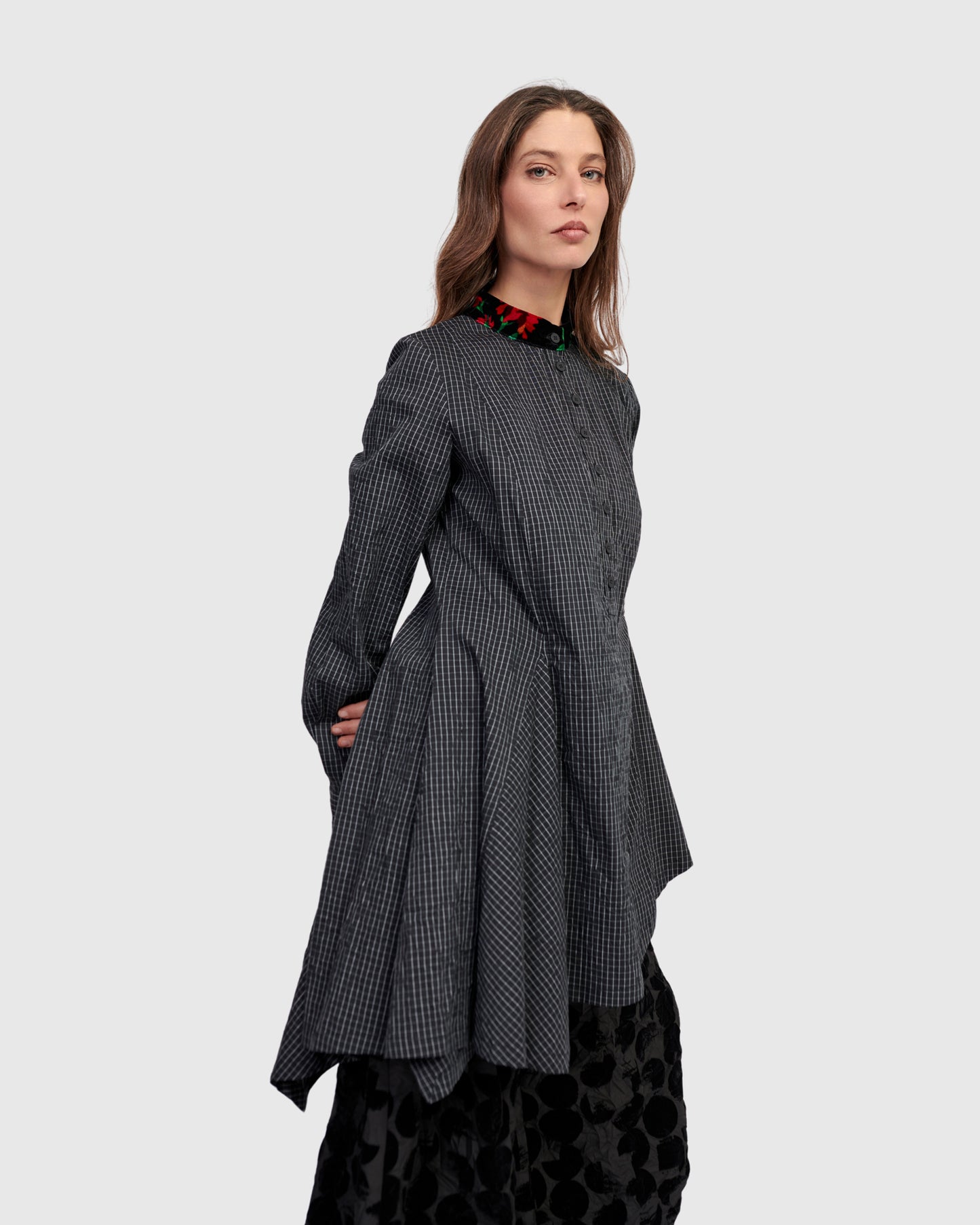 טוניקה סתיו משבצות