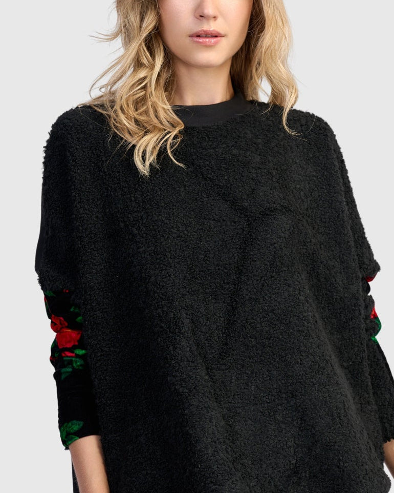 סווטשירט פרחוני