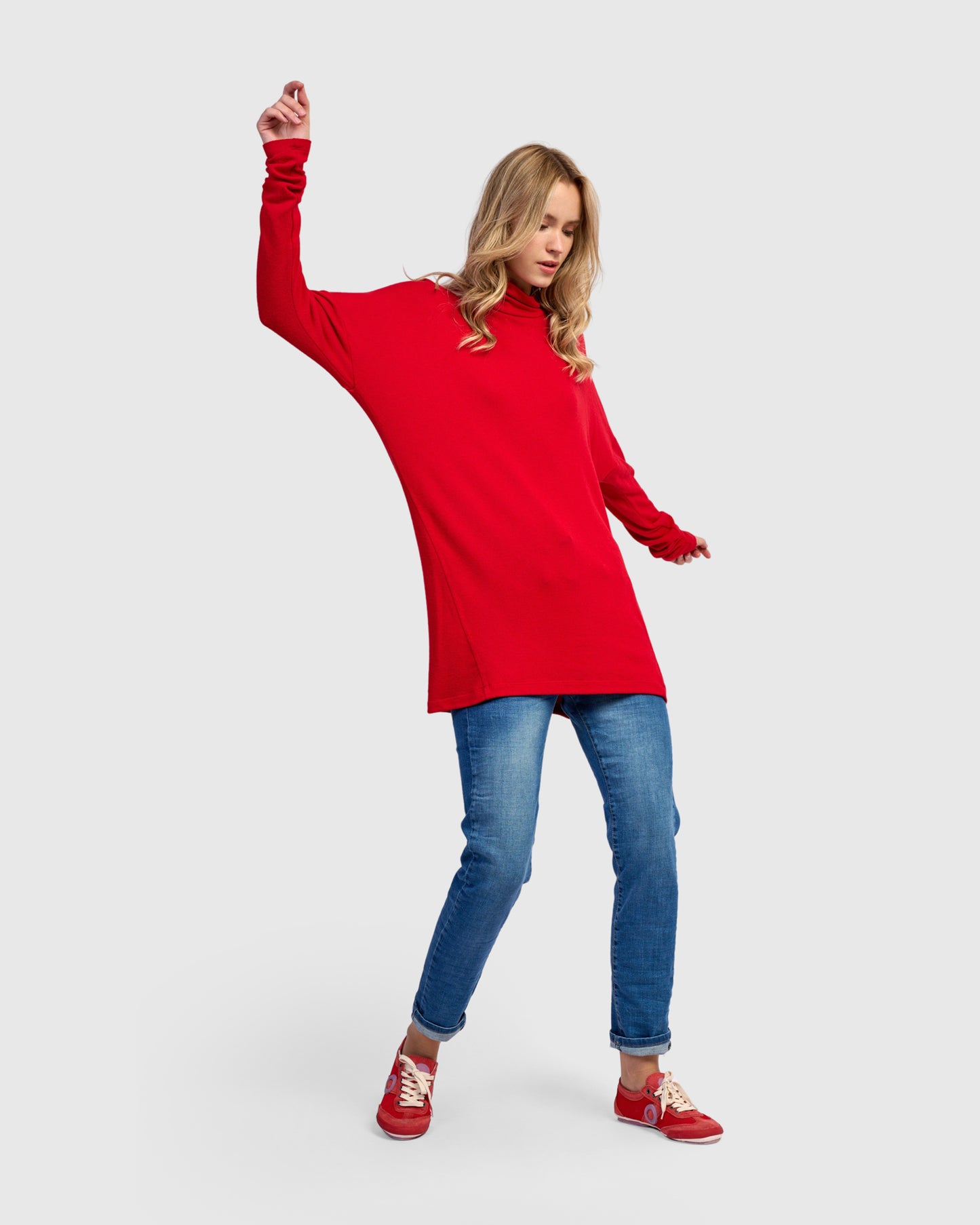 חולצה גולף אדומה