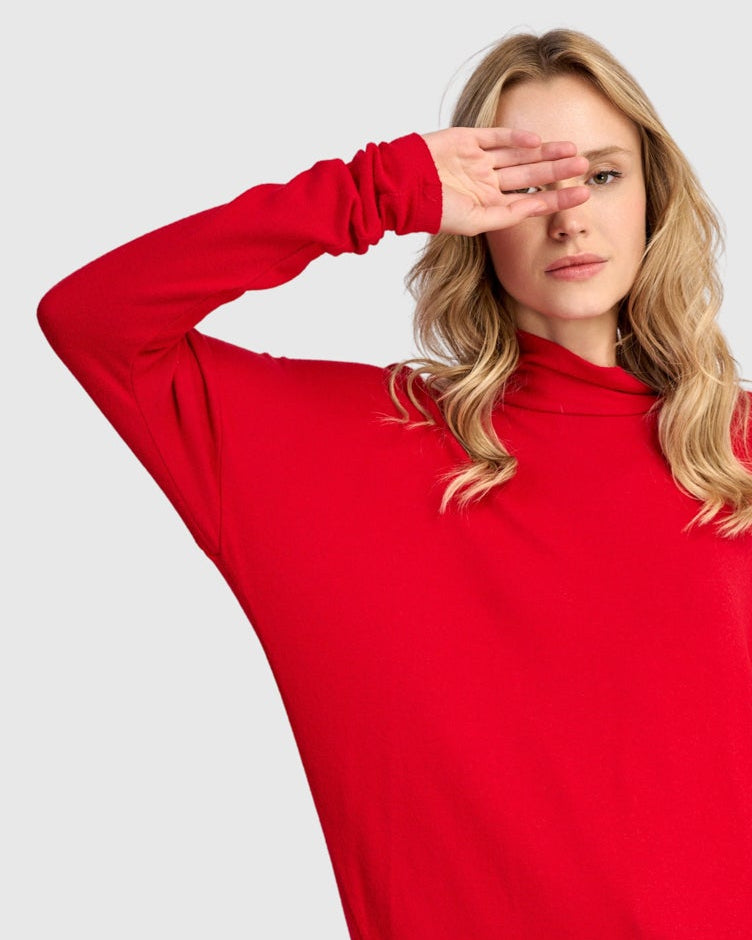 חולצה גולף אדומה