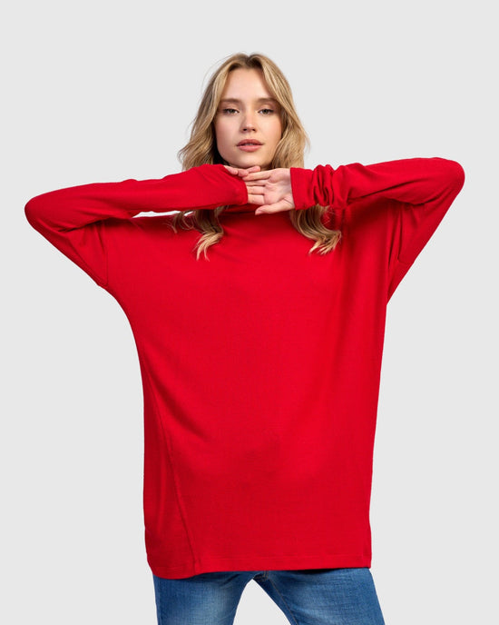 חולצה גולף אדומה