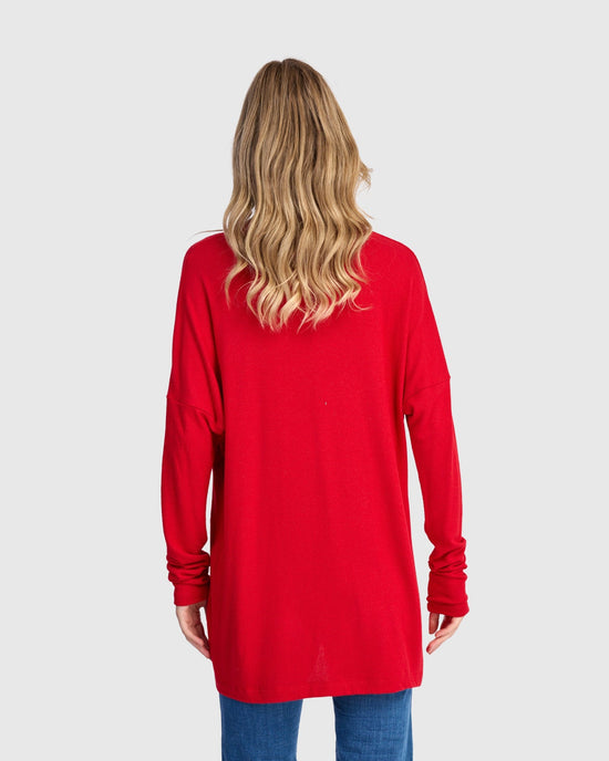 חולצה גולף אדומה