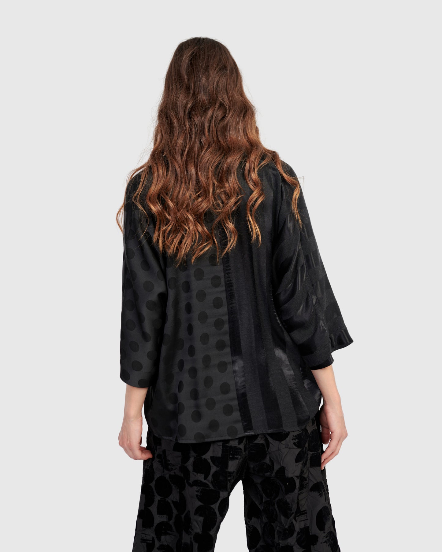 טוניקה חצי חצי שחורה