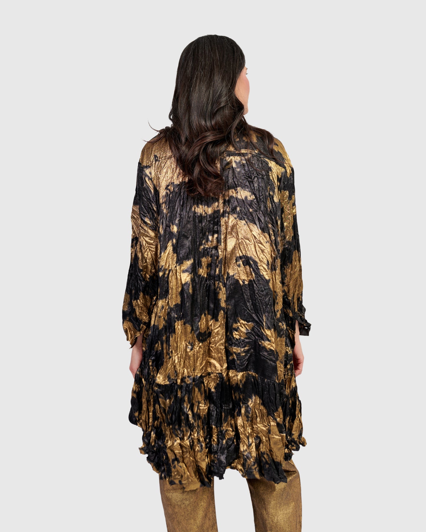 טוניקה מטאלית זהב