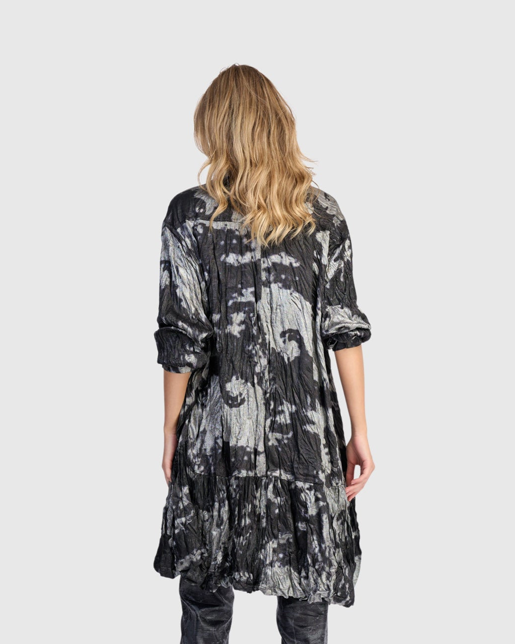 טוניקה מטאלית כסף