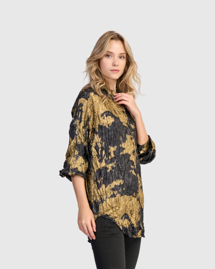 חולצה גברית זהב