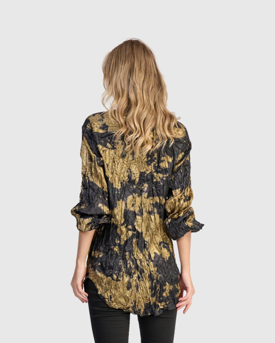 חולצה גברית זהב