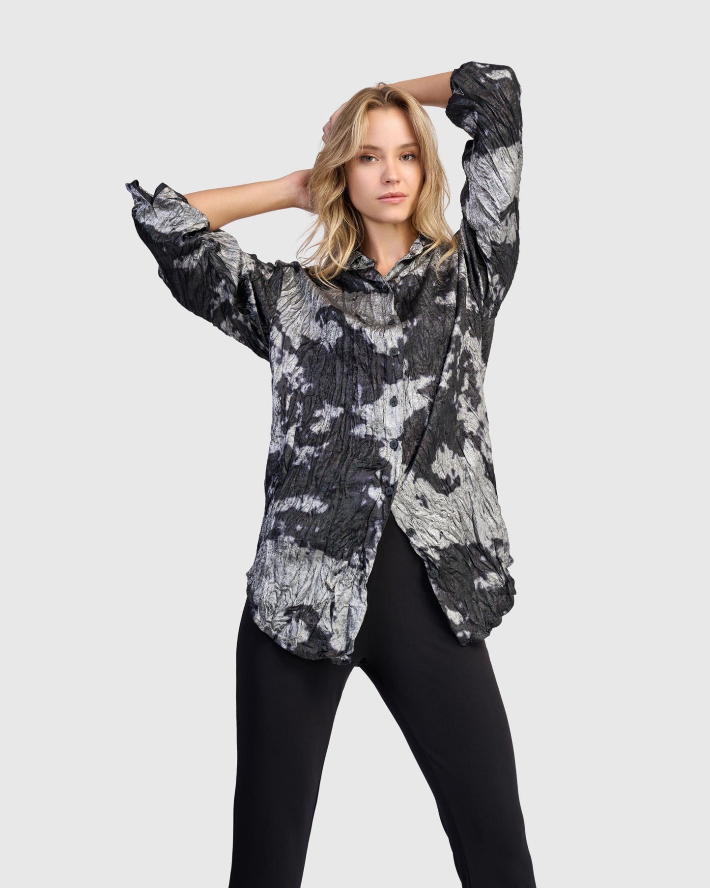 חולצה גברית כסף