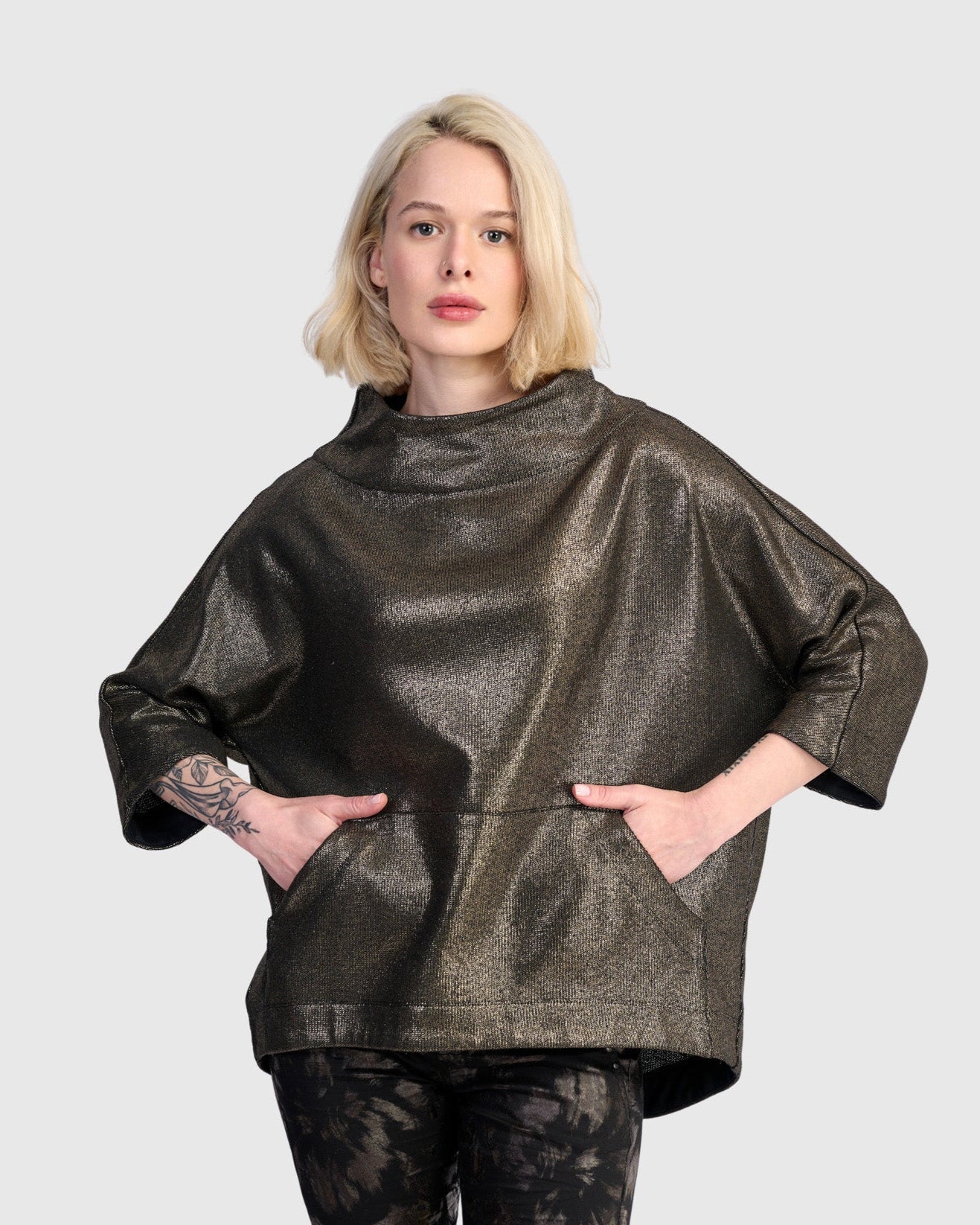 סווטשירט חורפי זהב