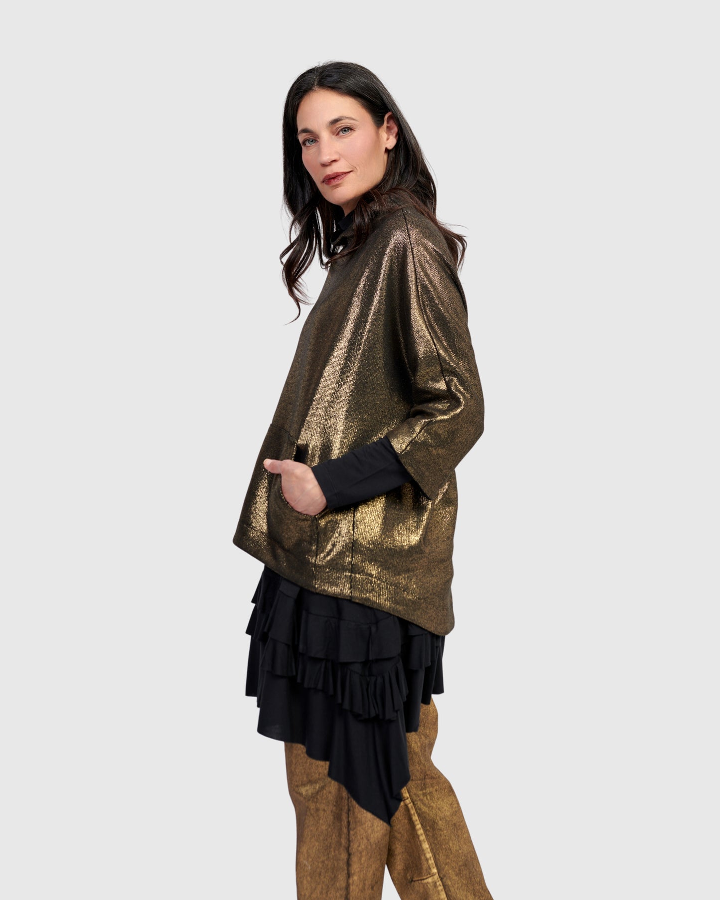 סווטשירט חורפי זהב