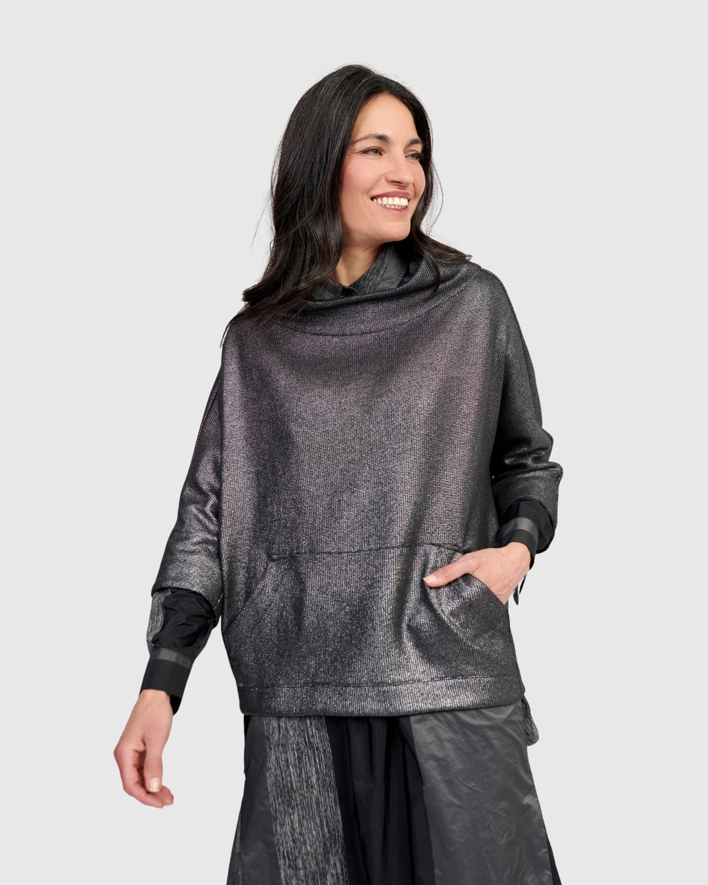 סווטשירט חורפי כסף