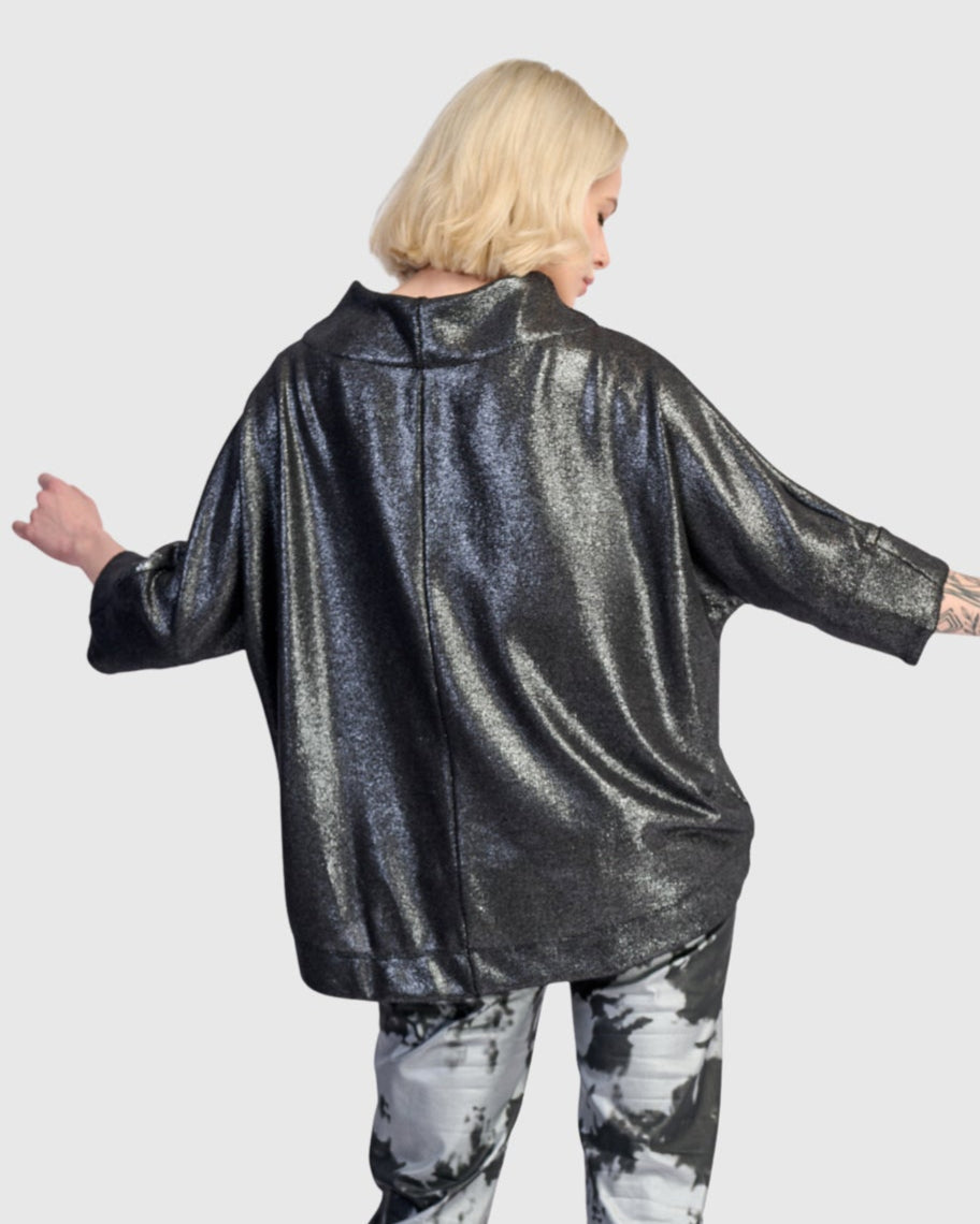 סווטשירט חורפי כסף