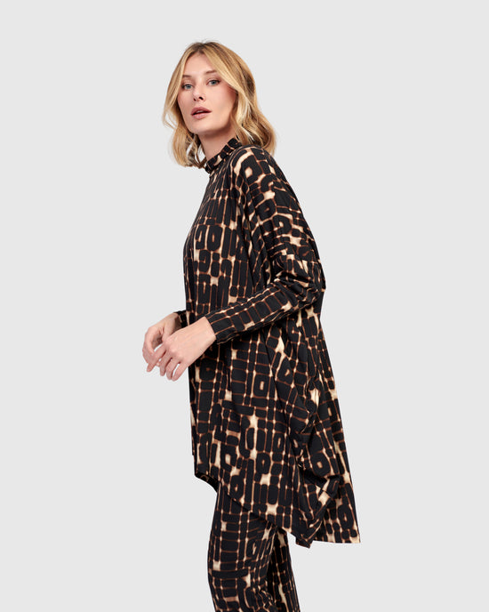 טוניקה לארג'ית מודפסים