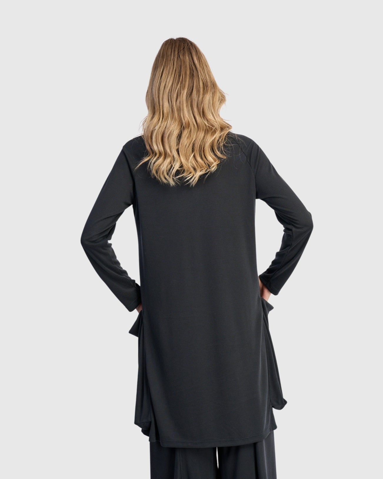 טוניקה קופרו כיסים שחורה