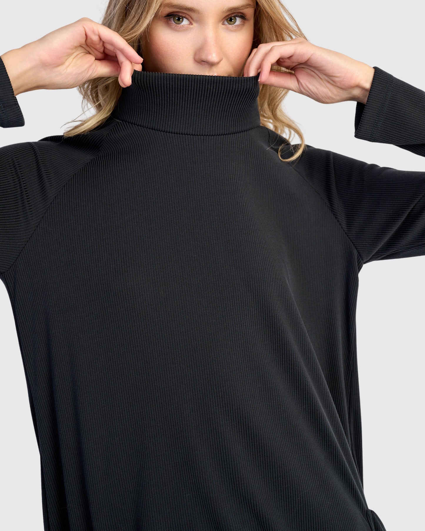 טוניקה קופרו כיסים שחורה