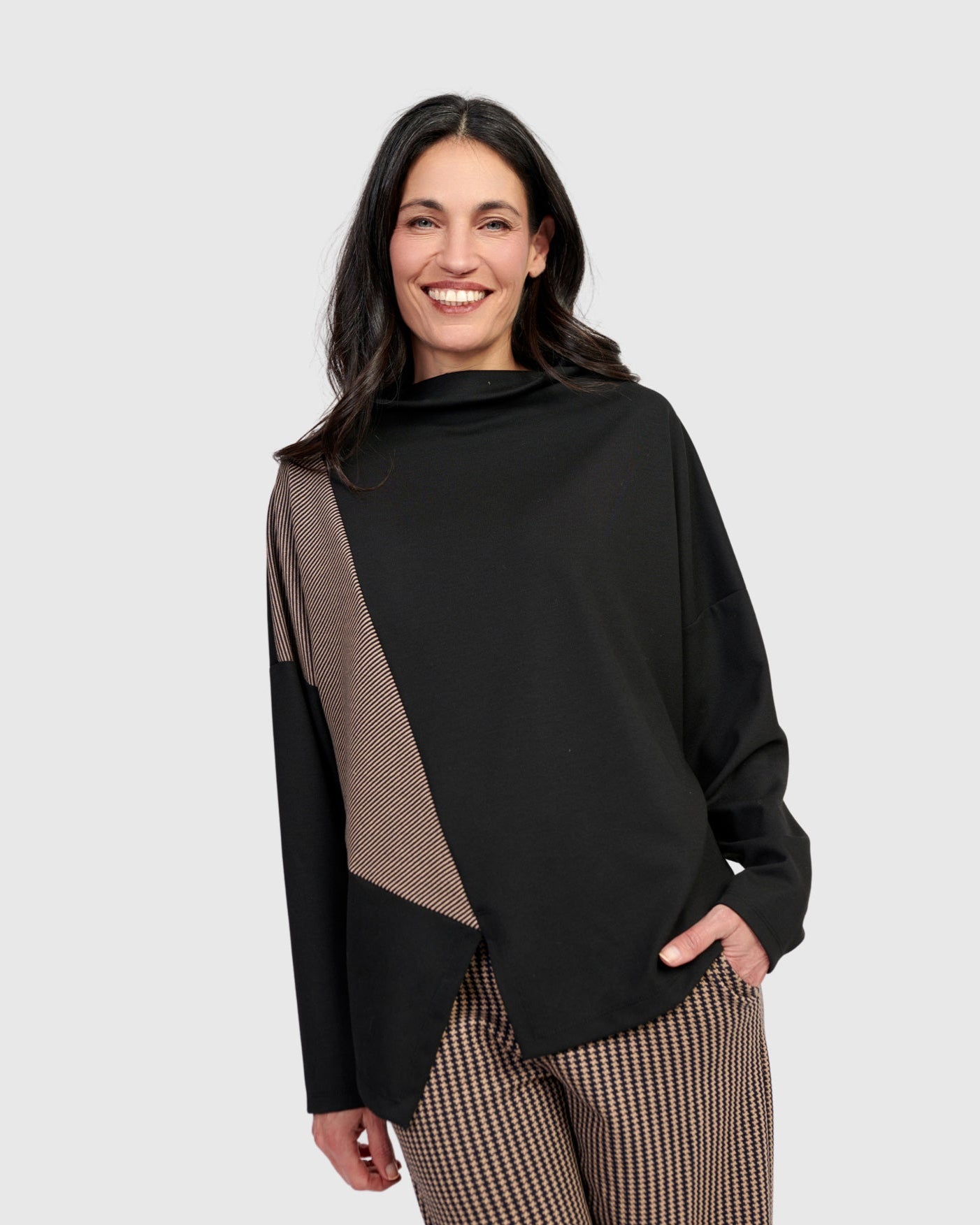 סווטשירט מחולק פפיטה שוקולד