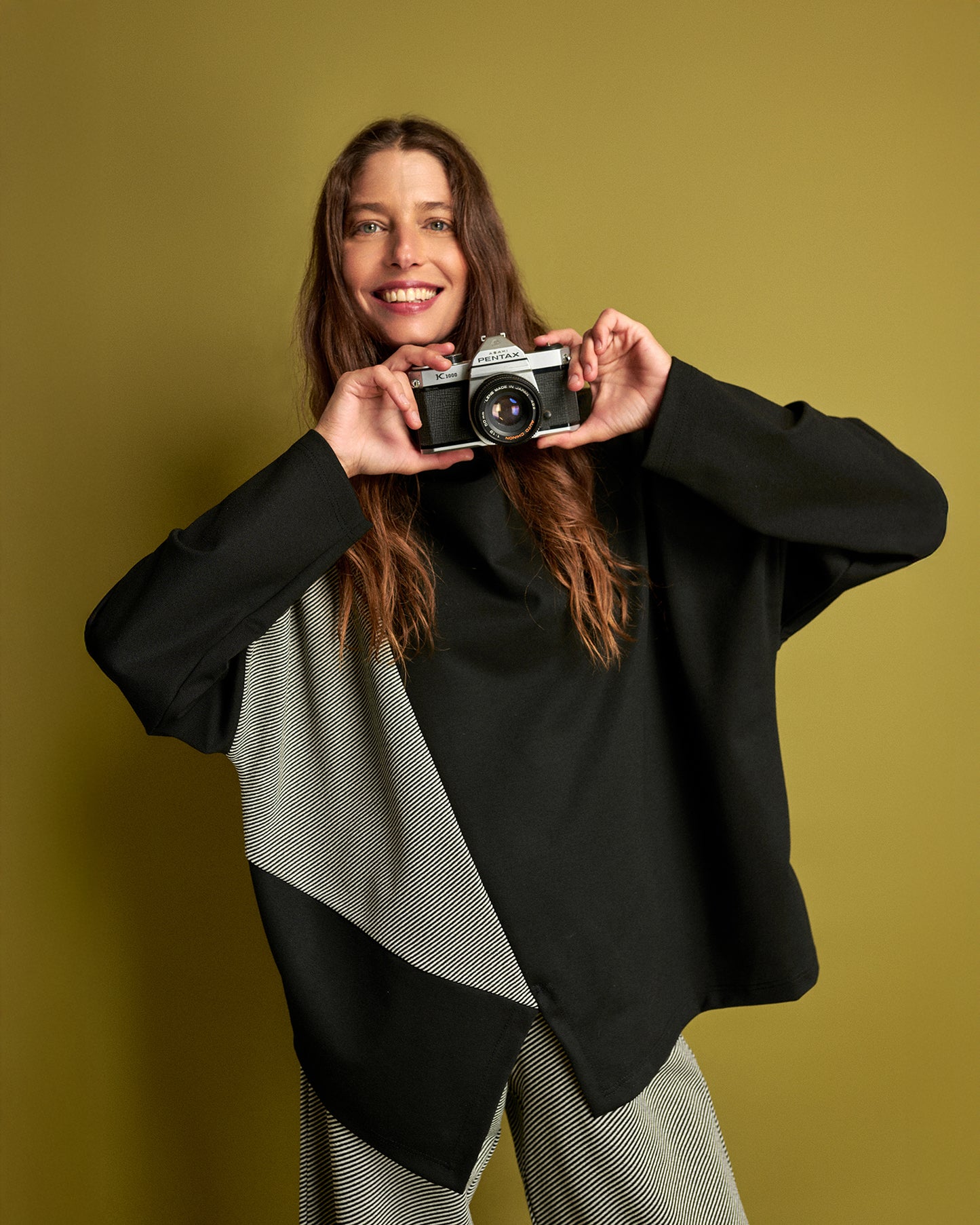 סווטשירט מחולק פפיטה פלדה