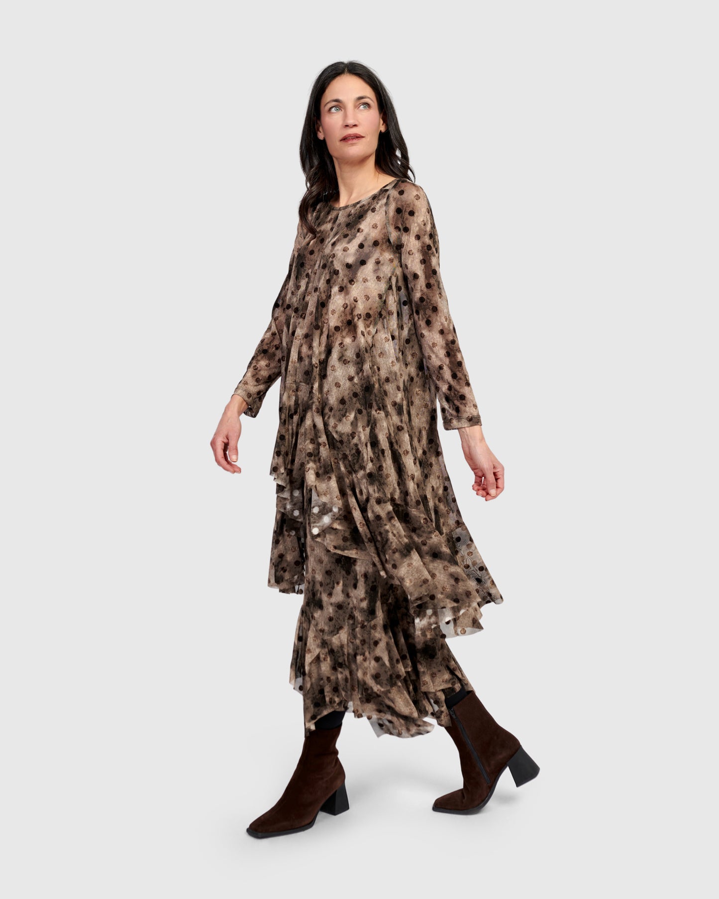 טוניקה ארוכה נקודות