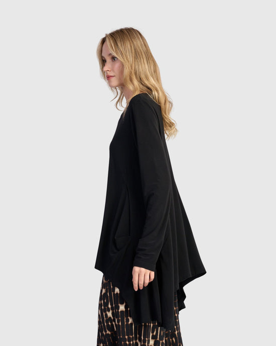 טוניקה רננה שחורה