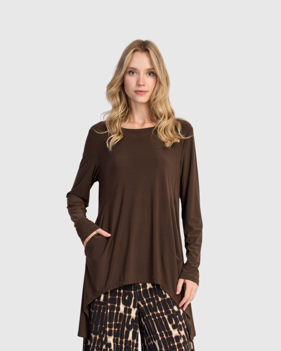 טוניקה רננה חומה