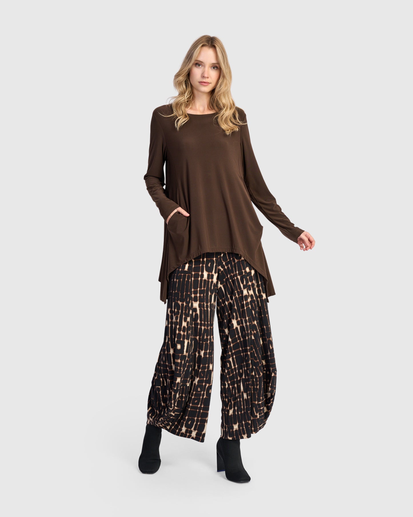 טוניקה רננה חומה