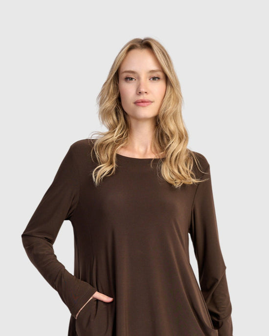 טוניקה רננה חומה