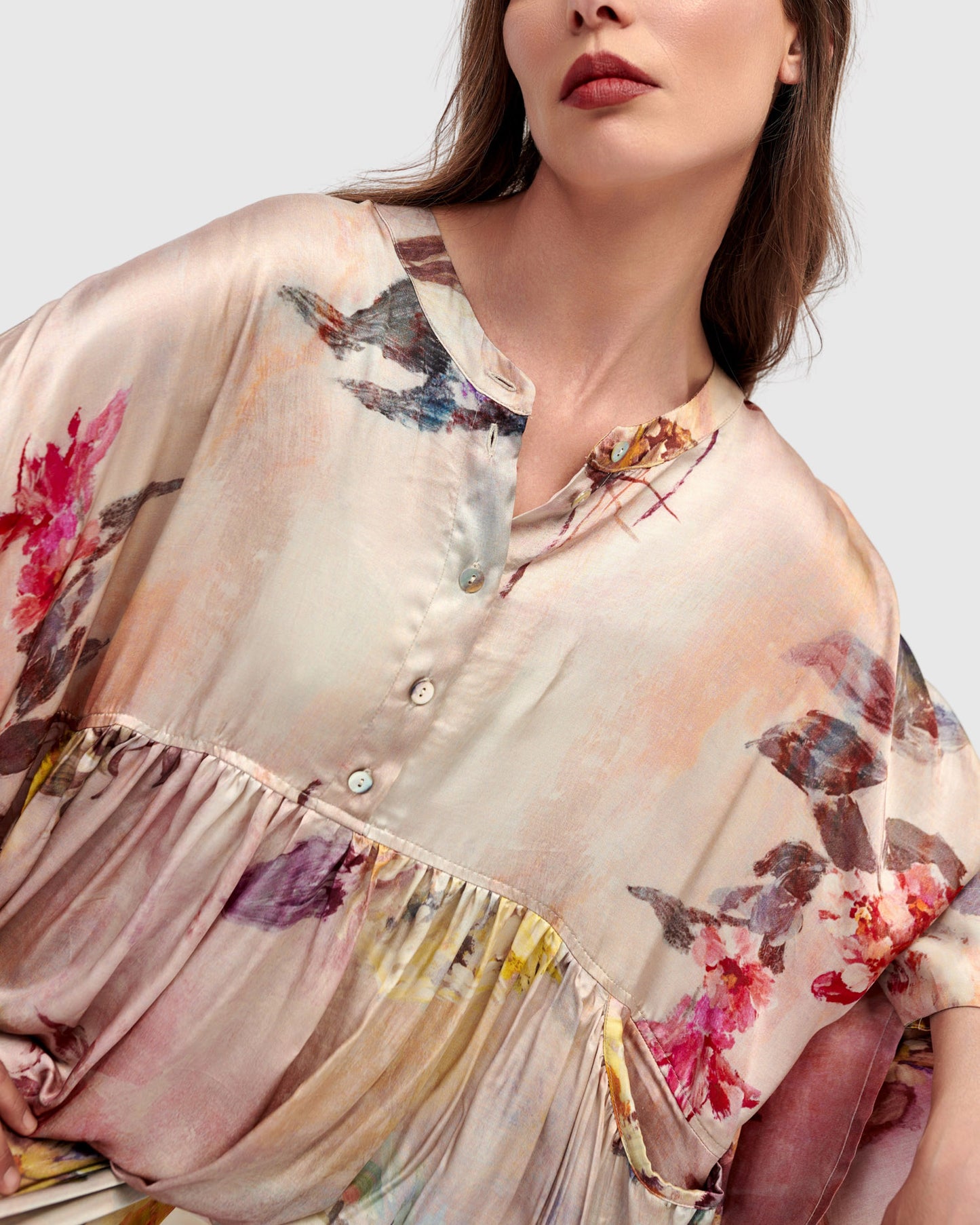 טוניקה אפטר דארק מכל הלב פרחונית