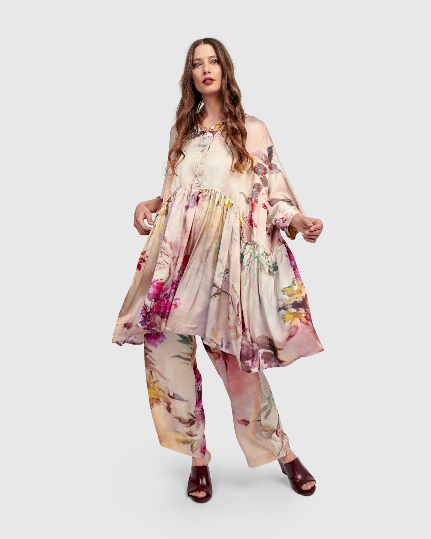 מכנסי אפטר דארק טוב פרחוני