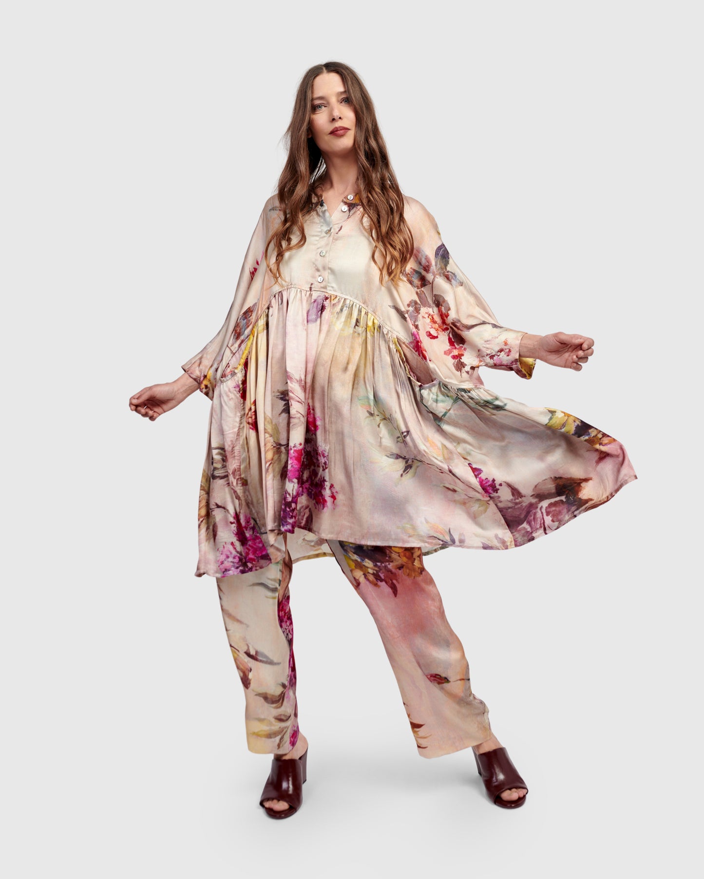 טוניקה אפטר דארק מכל הלב פרחונית