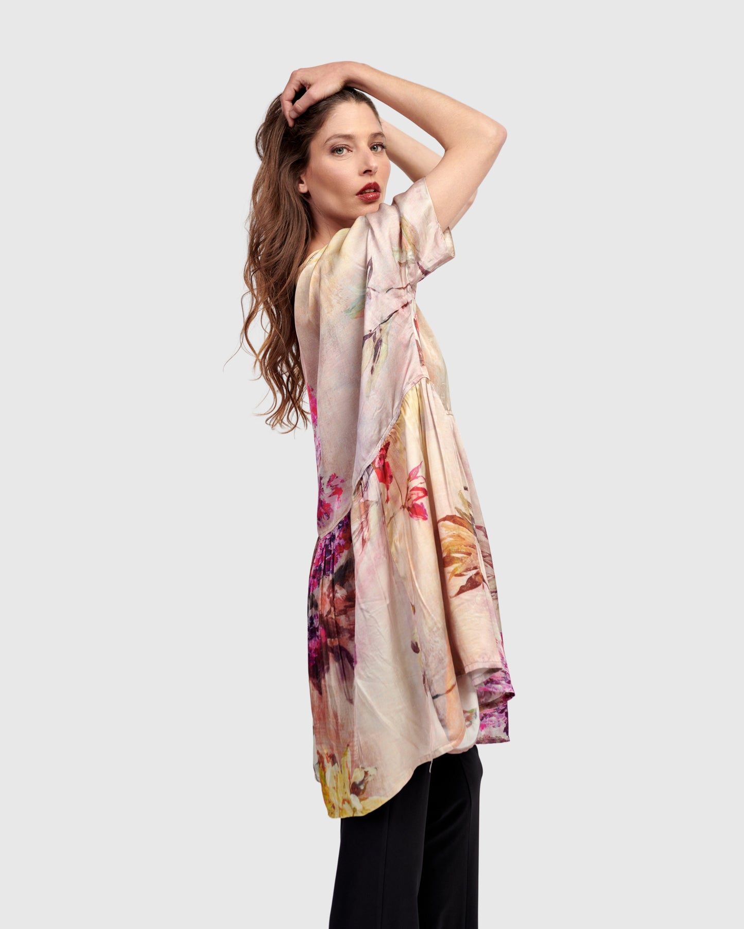 טוניקה אפטר דארק מכל הלב פרחונית