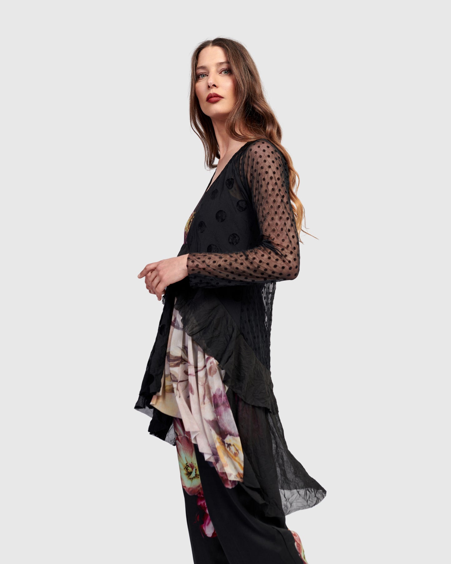 טוניקה אפטר דארק לילי שחורה