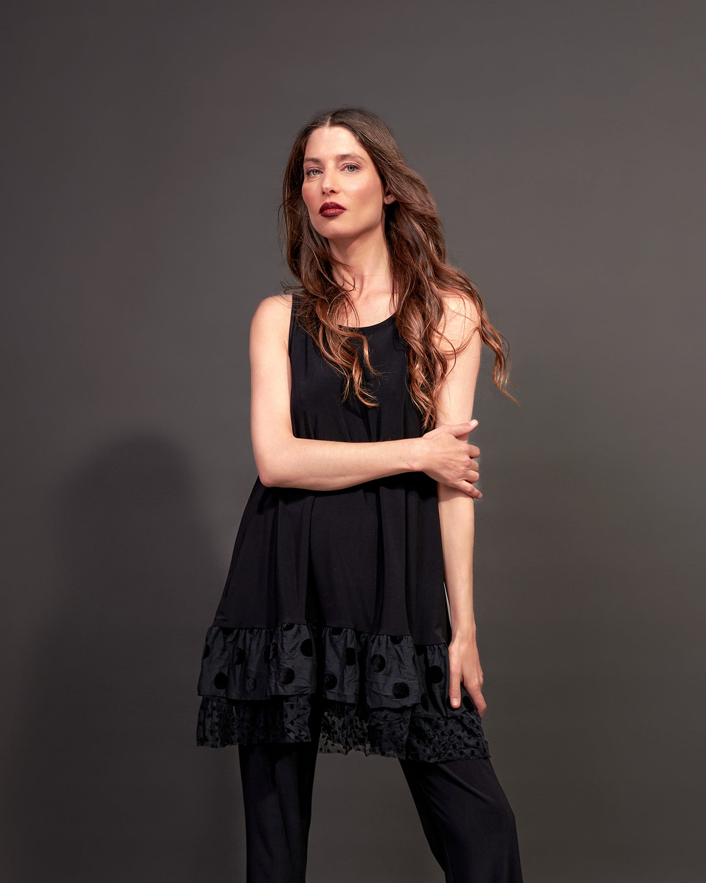 גופייה אפטר דארק וולנים שחורה