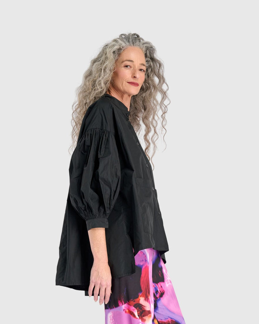 חולצה אפטר דארק לנה שחורה