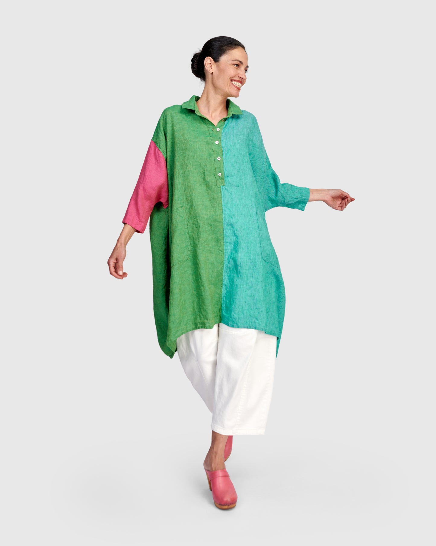 טוניקה פשתן רנה טרופיקל