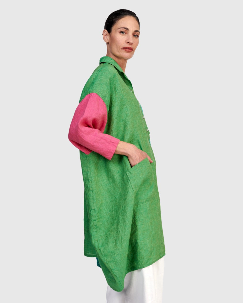 טוניקה פשתן רנה טרופיקל