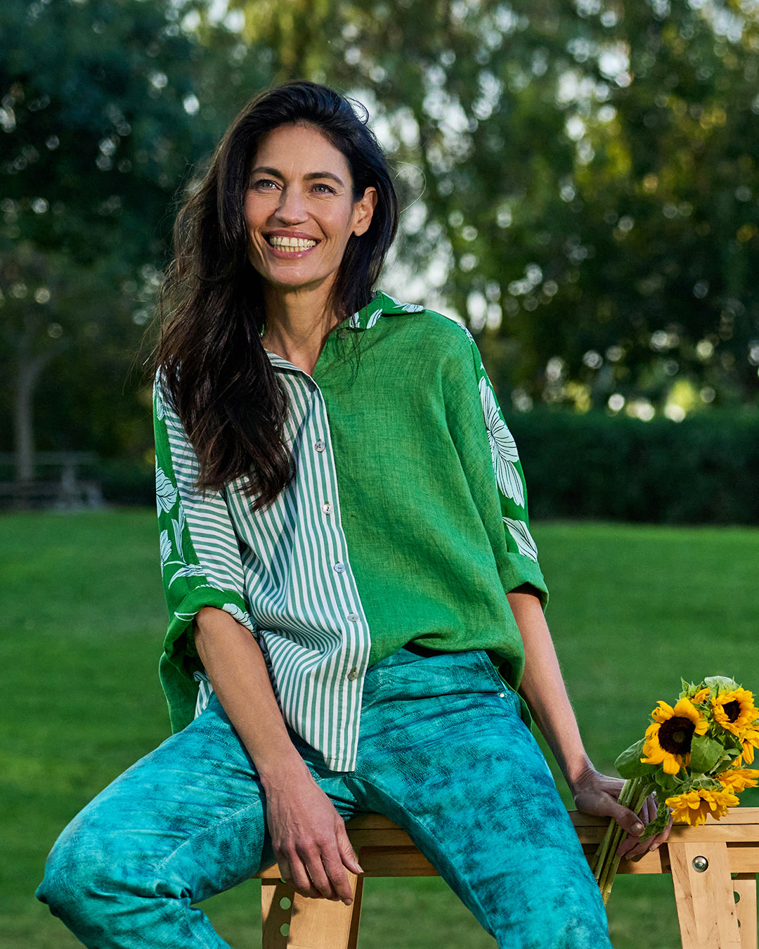 חולצה רותי מיקס פשתן