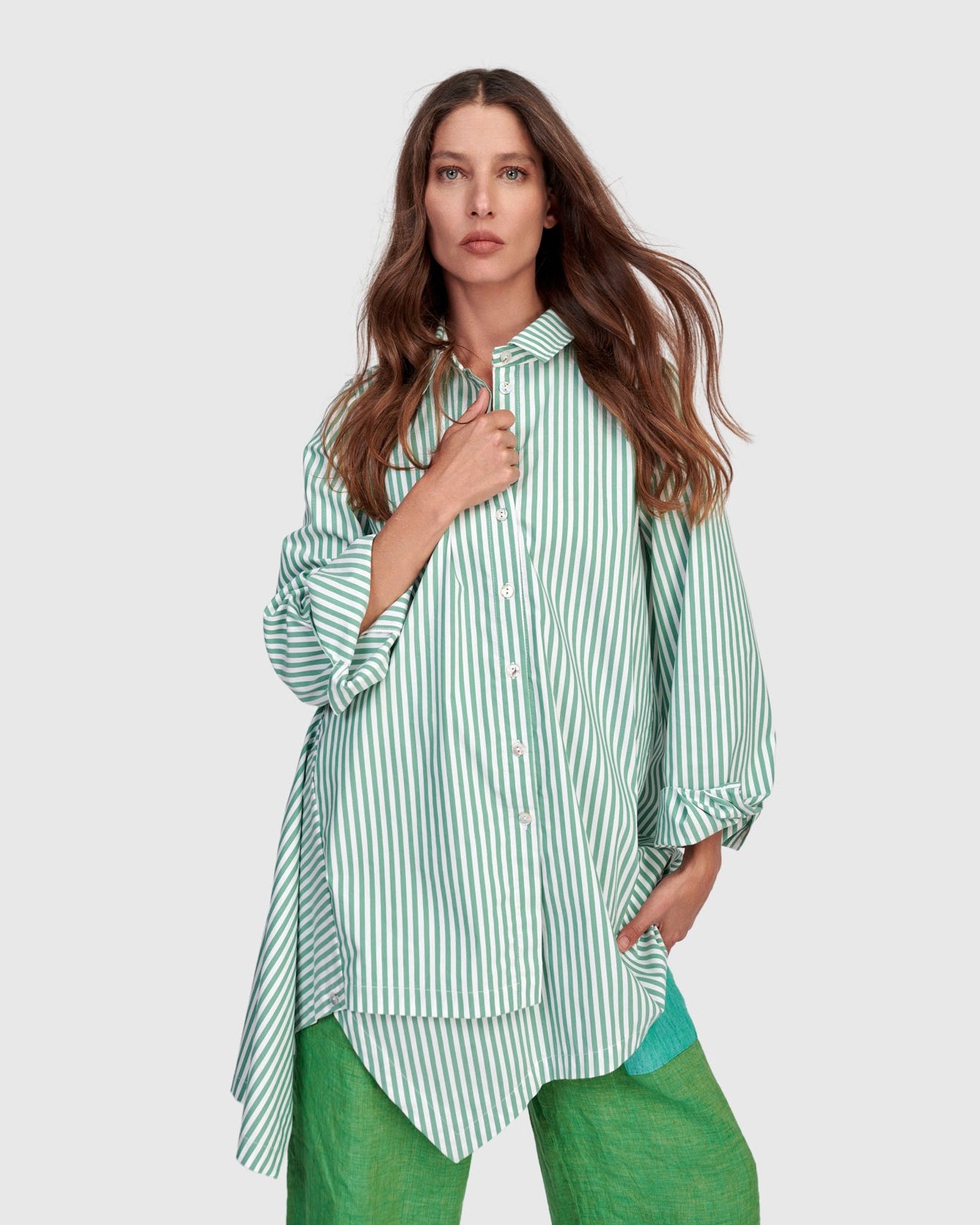 טוניקה זהב ירוקה