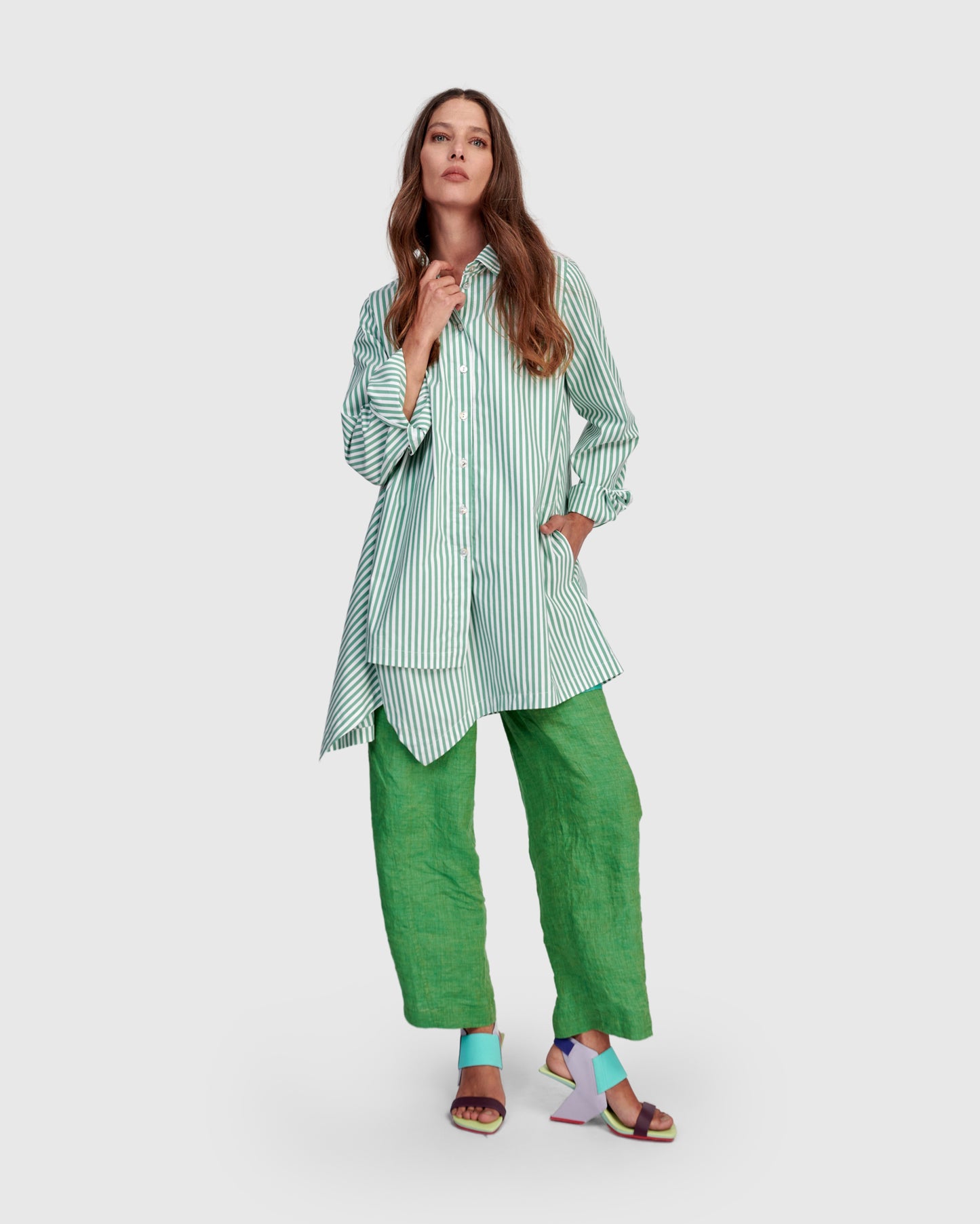 טוניקה זהב ירוקה