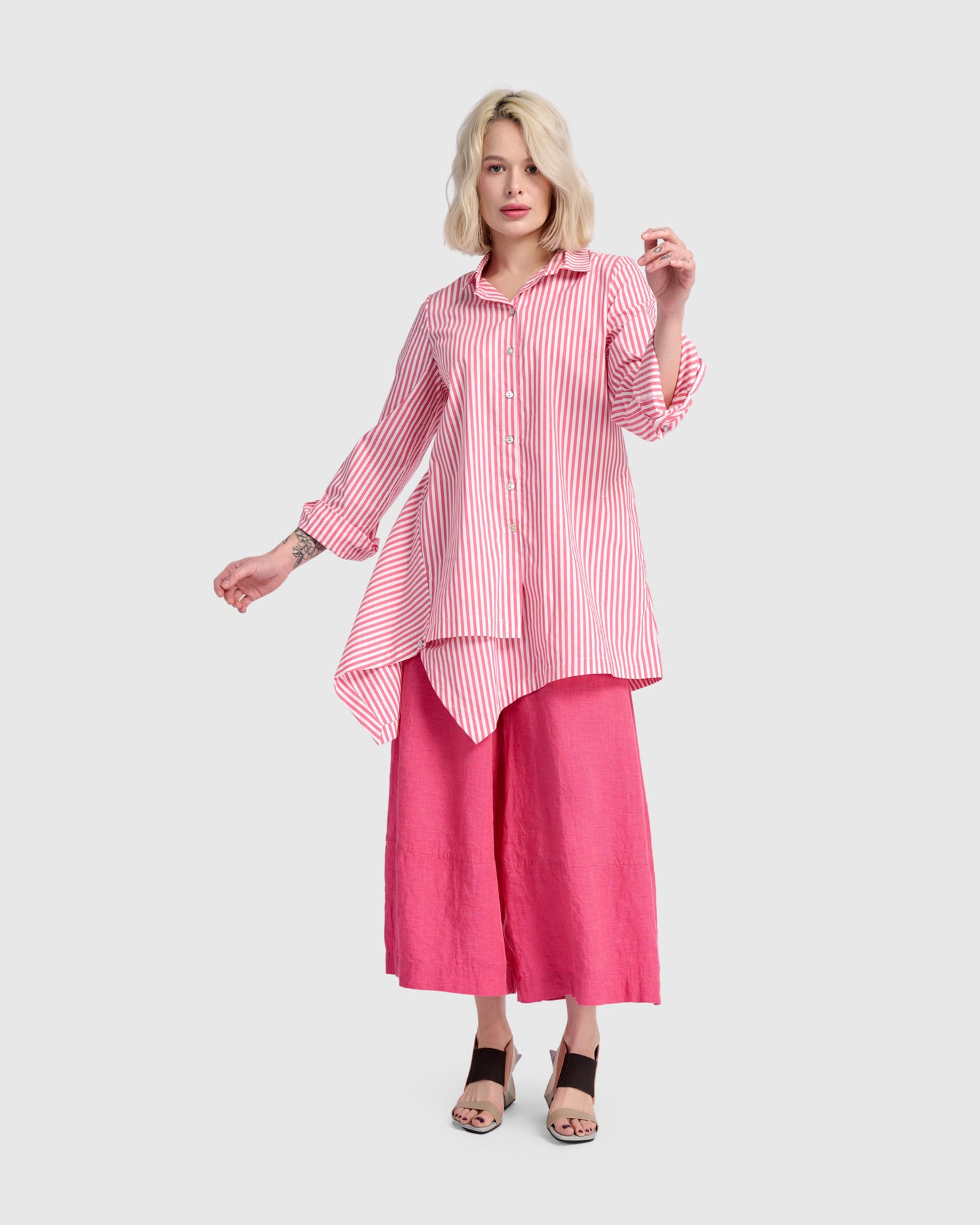 טוניקה זהב ורודה