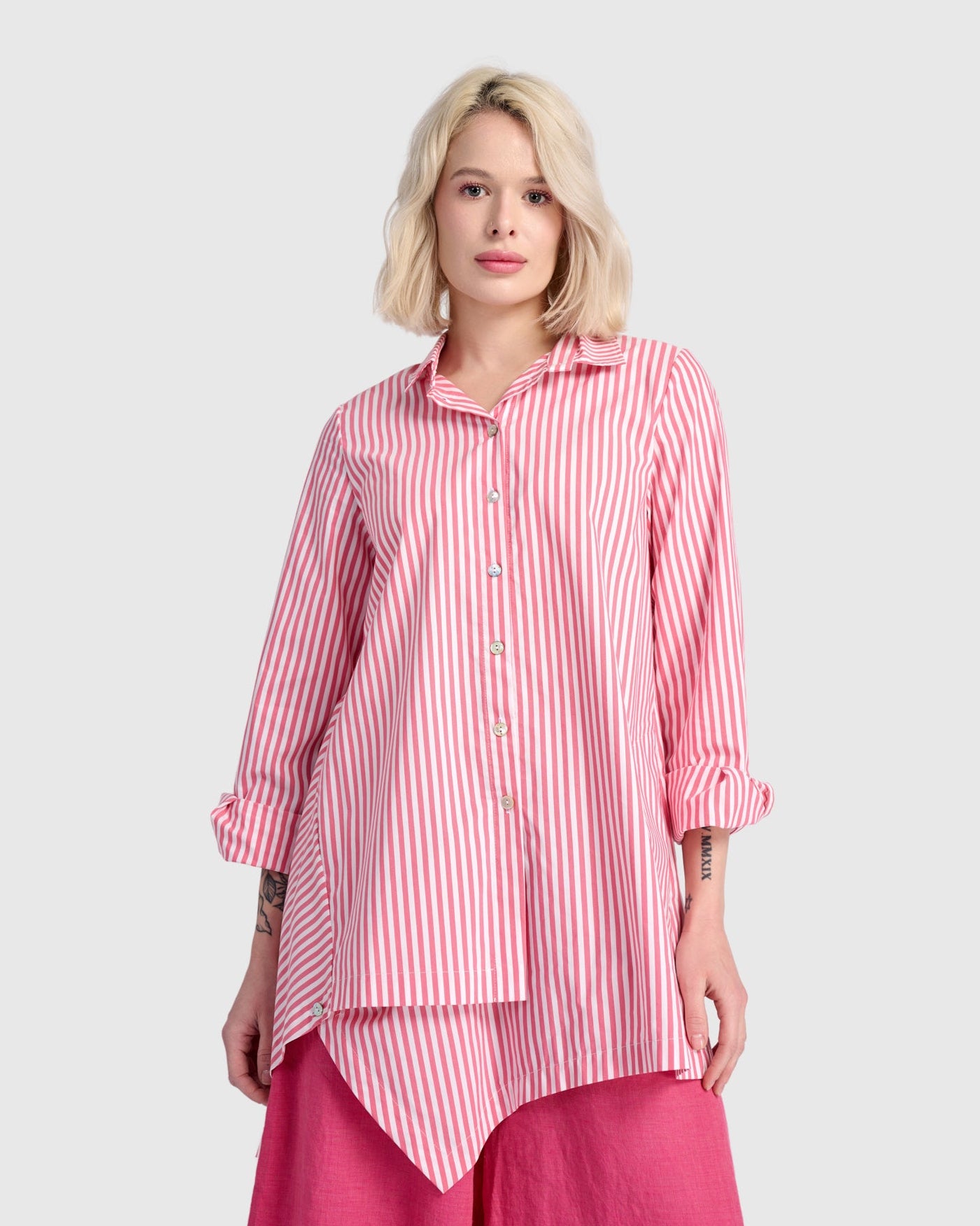 טוניקה זהב ורודה