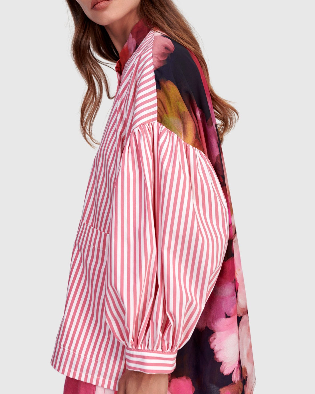 חולצה לנה ורודה