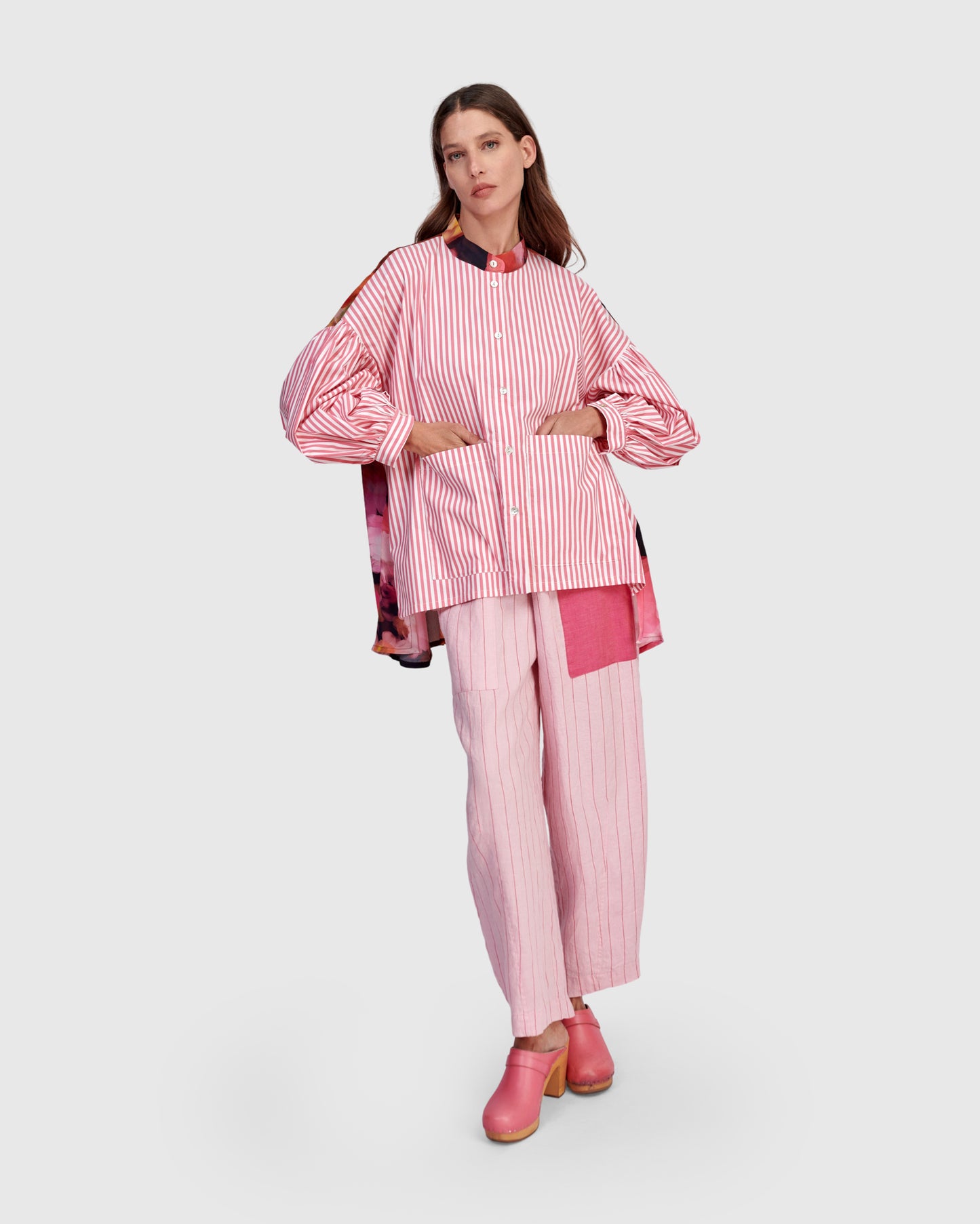 חולצה לנה ורודה